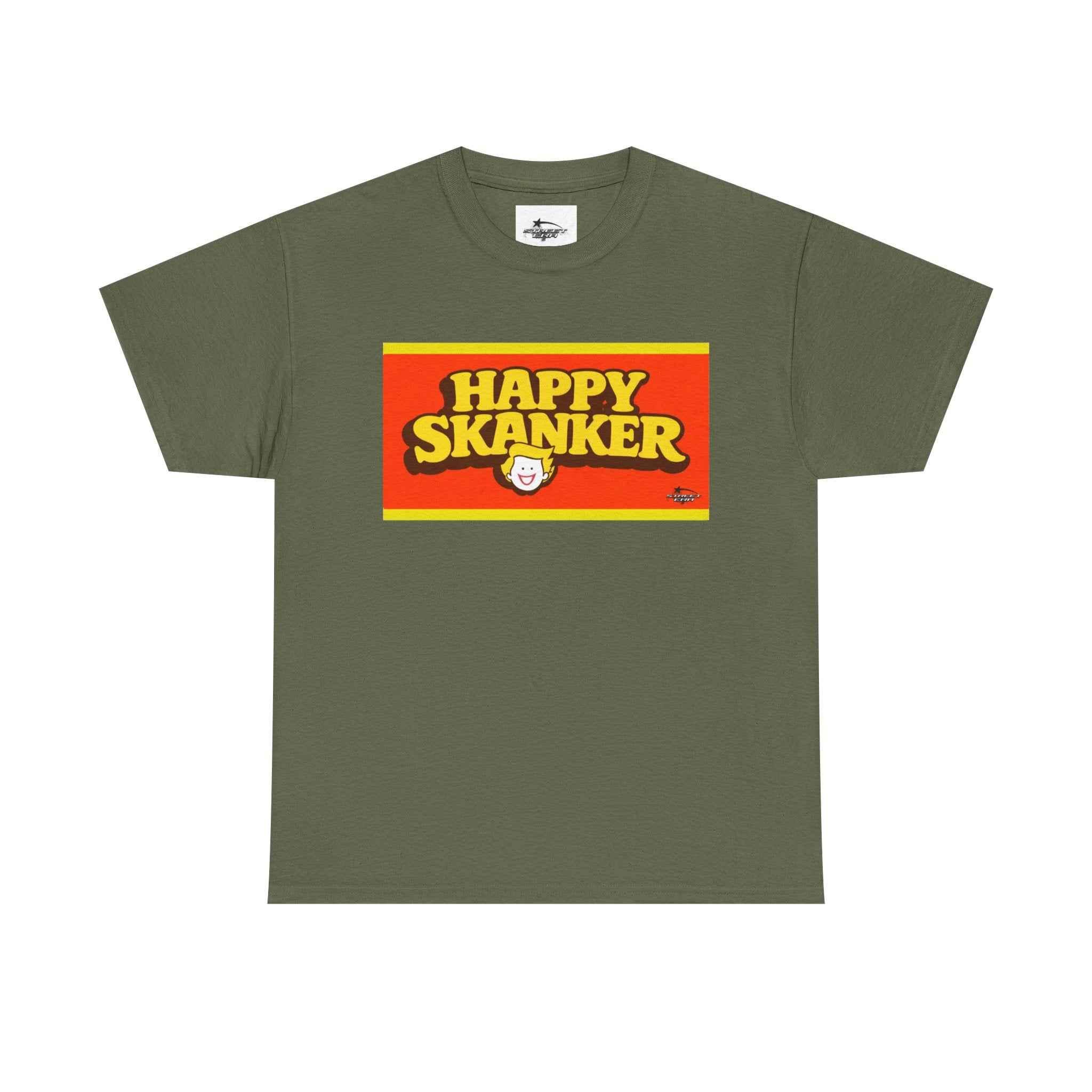 Happy Skanker T-Shirt — Retro Bold Graphic Tee