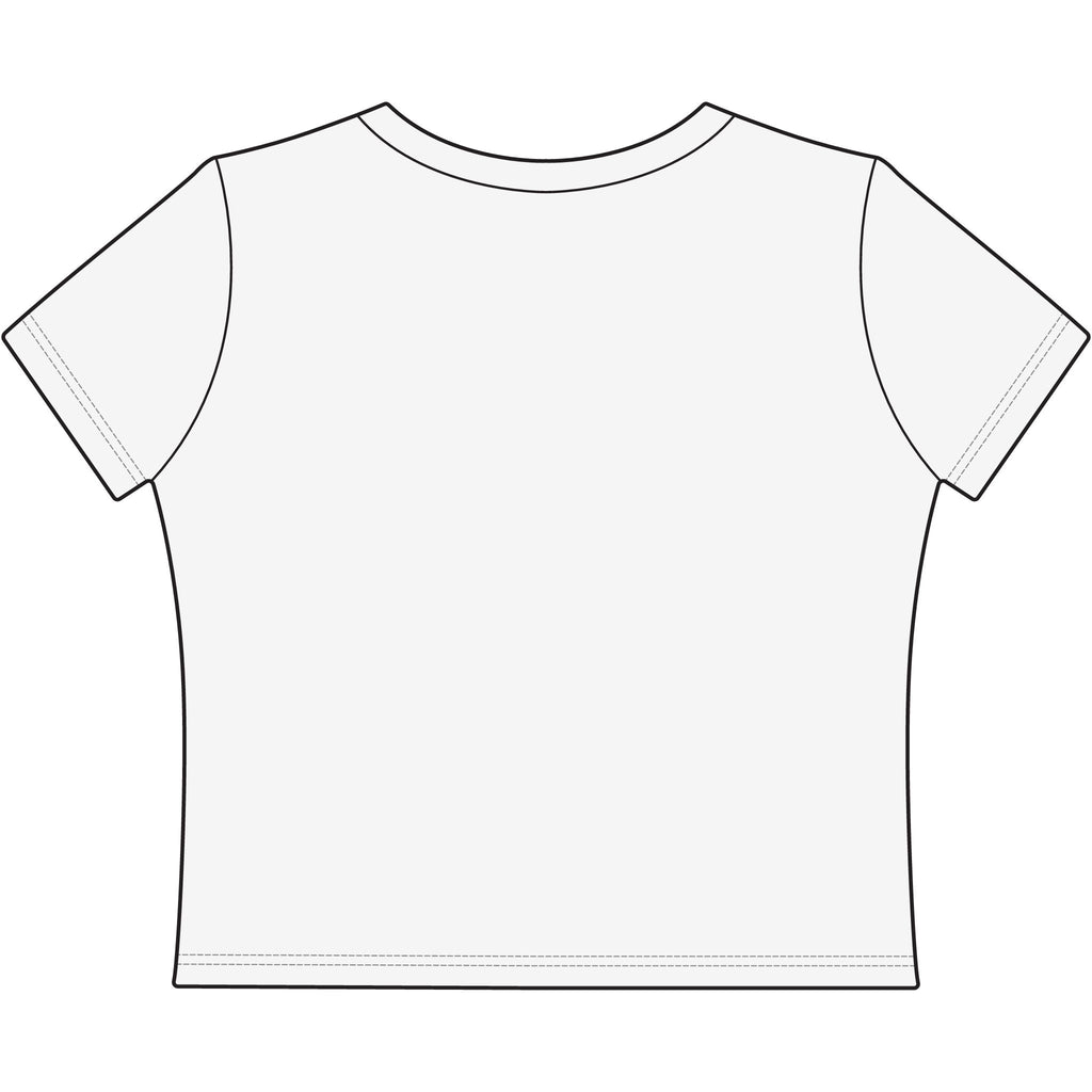 Happy Skanker Women's Baby Tee – Retro Graphic Tee