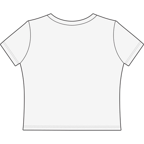 Happy Skanker Women's Baby Tee – Retro Graphic Tee
