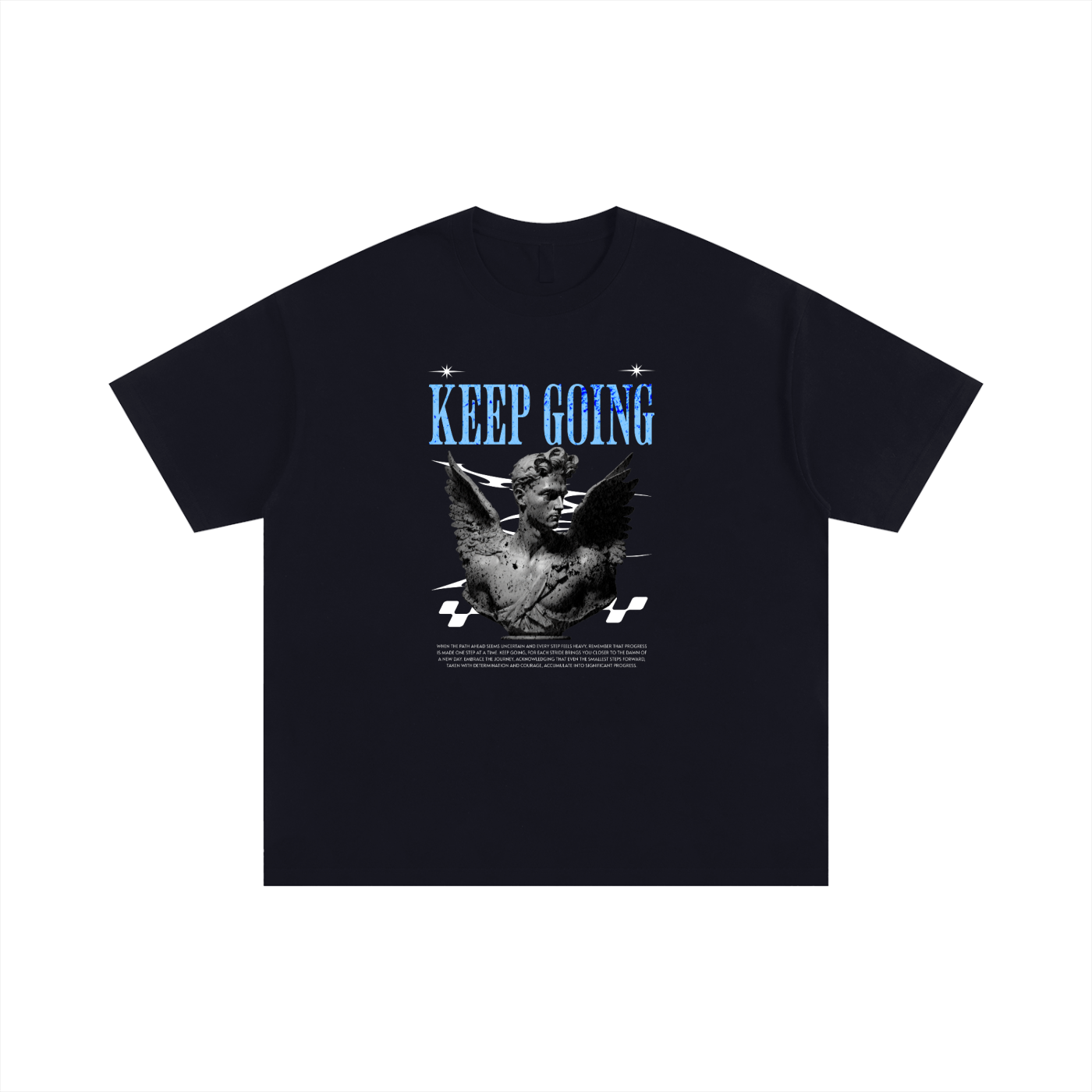 Keep Going - Unisex Oversized Cotton T-Shirt