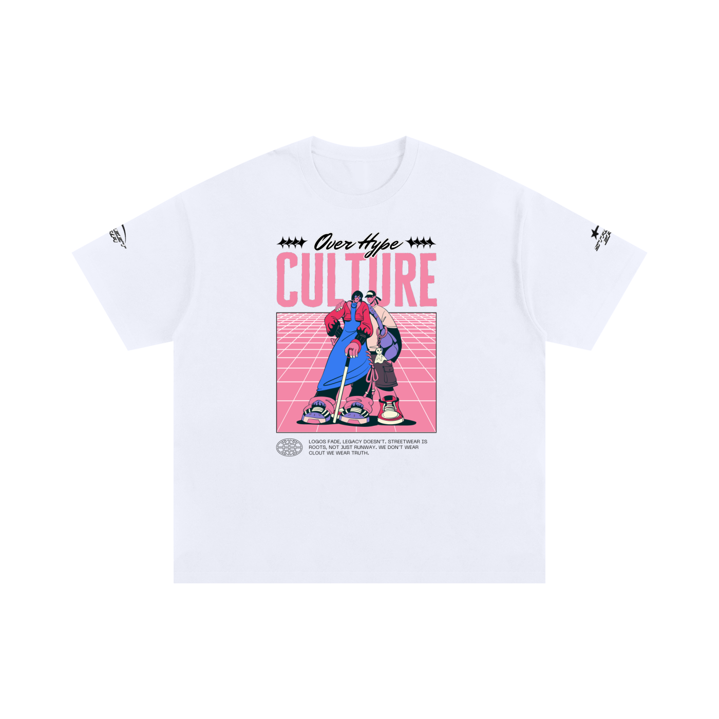 Culture - Over Hype Unisex Oversized Cotton T-Shirt