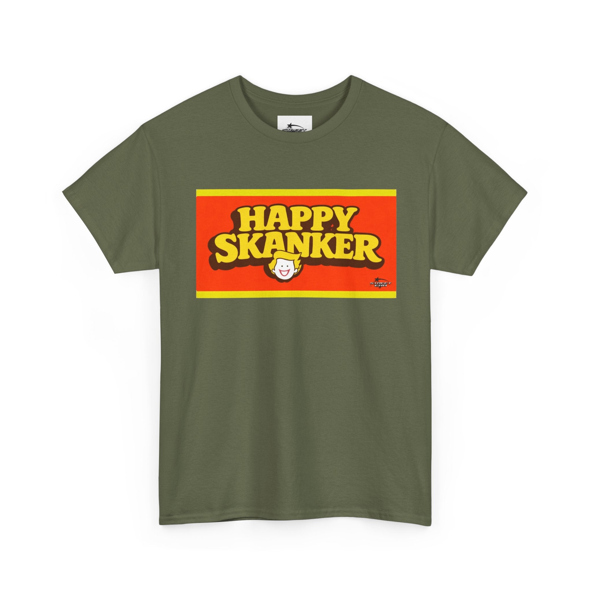 Happy Skanker T-Shirt — Retro Bold Graphic Tee