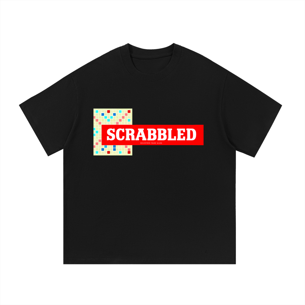 Scrabbled Boardgame Inspired Cotton T-Shirt