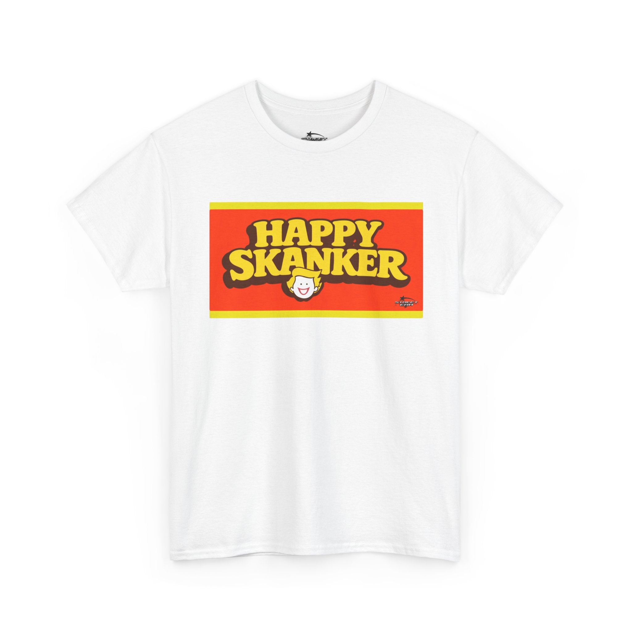 Happy Skanker T-Shirt — Retro Bold Graphic Tee