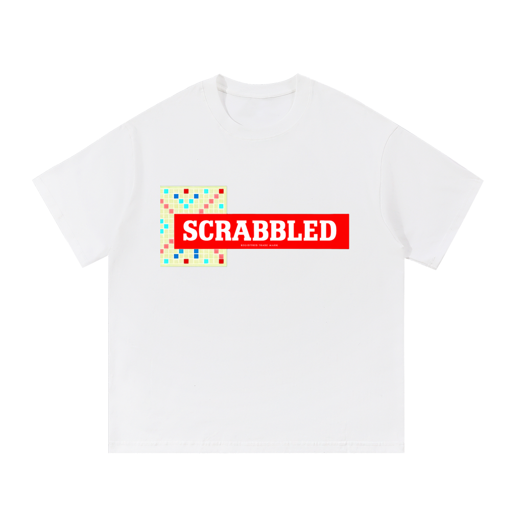 Scrabbled Boardgame Inspired Cotton T-Shirt