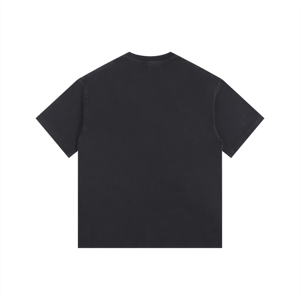 Leonardo Gangster TNMT Style Vintage Washed Oversized Cotton T-Shirt