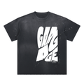 UK Garage - Hand-Frayed Sunfade Paint Splatter T-Shirt